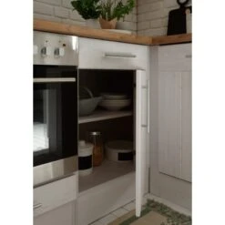 Respekta Premium Winkelküche 250 Cm Landhaus Lärche Weiß Nachbildung -Kuchenwelt 8266744 4384 5 1