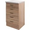 Flex-Well Classic Schubkastenunterschrank 50 Cm Oslo Sonoma Eiche -Kuchenwelt 837047 4051 oslous55050