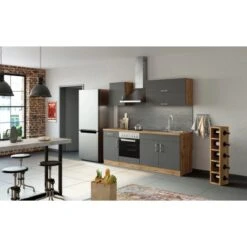 Held Möbel Küchenzeile Sorrento 210 Cm Anthrazit-Wotaneiche Ohne E-Geräte 32 Held Möbel Küchenzeile Sorrento 210 Cm Anthrazit-Wotaneiche Ohne E-Geräte -Kuchenwelt 853268 11016600 15