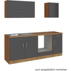 Held Möbel Küchenzeile Sorrento 210 Cm Anthrazit-Wotaneiche Ohne E-Geräte 19 Held Möbel Küchenzeile Sorrento 210 Cm Anthrazit-Wotaneiche Ohne E-Geräte -Kuchenwelt 853268 11016600 2