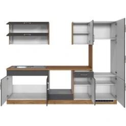 Held Möbel Küchenzeile Sorrento 270 Cm Anthrazit-Wotaneiche Ohne E-Geräte 22 Held Möbel Küchenzeile Sorrento 270 Cm Anthrazit-Wotaneiche Ohne E-Geräte -Kuchenwelt 853297 11016600 5