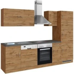 Held Möbel Küchenzeile Sorrento 270 Cm Wotaneiche-Wotaneiche 22 Held Möbel Küchenzeile Sorrento 270 Cm Wotaneiche-Wotaneiche -Kuchenwelt 853313 11016600 3