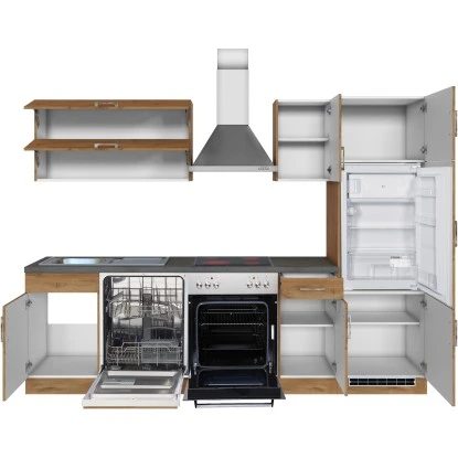 Held Möbel Küchenzeile Sorrento 270 Cm Wotaneiche-Wotaneiche 8 Held Möbel Küchenzeile Sorrento 270 Cm Wotaneiche-Wotaneiche – Bild 6