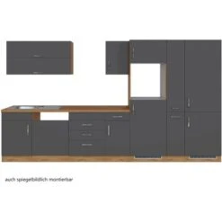 Held Möbel Küchenzeile Sorrento 360 Cm Anthrazit-Wotaneiche Ohne E-Geräte 20 Held Möbel Küchenzeile Sorrento 360 Cm Anthrazit-Wotaneiche Ohne E-Geräte -Kuchenwelt 853362 11016600 3