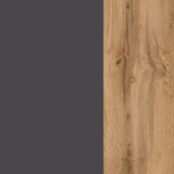 Held Möbel Küchenzeile Sorrento 210 Cm Anthrazit-Wotaneiche Ohne E-Geräte Winkel -Kuchenwelt 853387 11016600 13