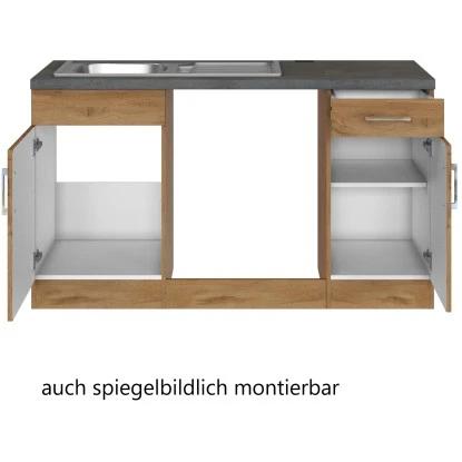 Held Möbel Küchenzeile Sorrento 210 Cm Wotaneiche-Wotaneiche O. E-Geräte Winkel 6 Held Möbel Küchenzeile Sorrento 210 Cm Wotaneiche-Wotaneiche O. E-Geräte Winkel – Bild 4
