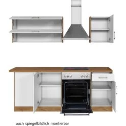 Held Möbel Küchenzeile Sorrento 210 Cm Weiß-Wotaneiche Winkel 21 Held Möbel Küchenzeile Sorrento 210 Cm Weiß-Wotaneiche Winkel -Kuchenwelt 853389 11016600 3