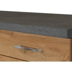 Held Möbel Küchenzeile Sorrento 210 Cm Wotaneiche-Grafit Winkel -Kuchenwelt 853395 11016600 13