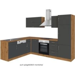 Held Möbel Küchenzeile Sorrento 210/ 270 CmAnthrazit-Wotaneiche Winkel 20 Held Möbel Küchenzeile Sorrento 210/ 270 CmAnthrazit-Wotaneiche Winkel -Kuchenwelt 853399 11016600 2