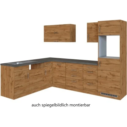 Held Möbel Küchenzeile Sorrento 210/ 270 Cm Wotaneiche O. E-Geräte Winkel 6 Held Möbel Küchenzeile Sorrento 210/ 270 Cm Wotaneiche O. E-Geräte Winkel – Bild 4