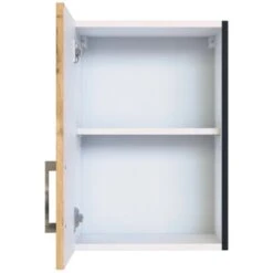 Held Möbel Hängeschrank Sorrento BxHxT 40 Cm X 57 Cm X 34 Cm Wotaneiche-Grafit -Kuchenwelt 853731 11016600 3
