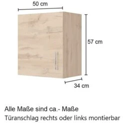 Held Möbel Hängeschrank Sorrento BxHxT 50 X 57 X 34 Cm Wotaneiche-Wotaneiche 16 Held Möbel Hängeschrank Sorrento BxHxT 50 X 57 X 34 Cm Wotaneiche-Wotaneiche -Kuchenwelt 853741 11016600 4