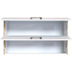 Held Möbel Klapphängeschrank Sorrento BxHxT 100 X 57 X 34 Cm Weiß-Wotaneiche -Kuchenwelt 853743 11016600 3