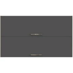 Held Möbel Klapphängeschrank Sorrento BxHxT 100x57x34 Cm Anthrazit-Wotaneiche -Kuchenwelt 853744 11016600 2