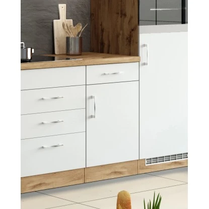 Held Möbel Unterschrank Sorrento 50 X 85 X 60 Cm Tür Schubk. + EL-B. Weiß-Wotan. 15 Held Möbel Unterschrank Sorrento 50 X 85 X 60 Cm Tür Schubk. + EL-B. Weiß-Wotan. – Bild 13