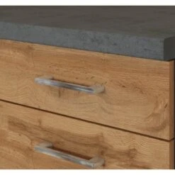 Held Möbel Auszugsschrank Sorrento 50 X 85 X 60 Cm 1 Schubk. 2 Ausz. Wotaneiche -Kuchenwelt 853782 11016600 6