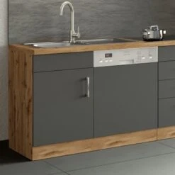 Held Möbel Spülzentrum Sorrento 110 X 85 X 60 Cm Tür Blende Sockel Anth.-W.eiche 28 Held Möbel Spülzentrum Sorrento 110 X 85 X 60 Cm Tür Blende Sockel Anth.-W.eiche -Kuchenwelt 853829 11016600 12