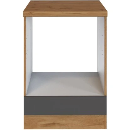 Held Möbel Herdumbau Sorrento 60 X 85 X 60 Cm Nische F. Ofen Anthr.-Wotaneiche 4 Held Möbel Herdumbau Sorrento 60 X 85 X 60 Cm Nische F. Ofen Anthr.-Wotaneiche – Bild 2