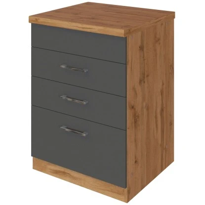 Held Möbel Kochfeldumbauschrank Sorrento 60 X 85 X 60 Cm 2 SK 1 AZ Anthr.-Wotan. 3 Held Möbel Kochfeldumbauschrank Sorrento 60 X 85 X 60 Cm 2 SK 1 AZ Anthr.-Wotan.