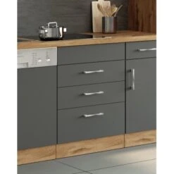 Held Möbel Kochfeldumbauschrank Sorrento 60 X 85 X 60 Cm 2 SK 1 AZ Anthr.-Wotan. 18 Held Möbel Kochfeldumbauschrank Sorrento 60 X 85 X 60 Cm 2 SK 1 AZ Anthr.-Wotan. -Kuchenwelt 853848 11016600 5