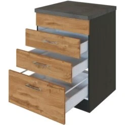 Held Möbel Kochfeldumbauschrank Sorrento 60 X 85 X 60 Cm 2 SK 1 AZ Wotan.-Graf. 18 Held Möbel Kochfeldumbauschrank Sorrento 60 X 85 X 60 Cm 2 SK 1 AZ Wotan.-Graf. -Kuchenwelt 853851 11016600 3