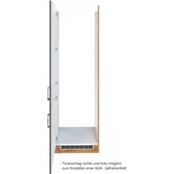 Held Möbel Kühl-Gefrierschrankumbau Sorrento B60x H200x T60 Cm Anthr.-Wotanei. -Kuchenwelt 853910 11016600 3