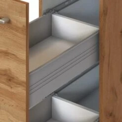 Held Möbel Apothekerschrank Sorrento 30x 200x 60 Cm 2 Ausz. 5 Fächer Wotaneiche -Kuchenwelt 853931 11016600 8