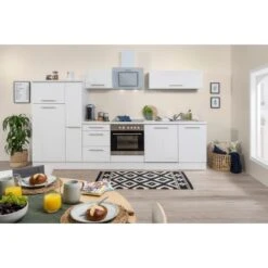 Respekta Premium Küchenzeile 310 Cm Weiß Hochglanz -Kuchenwelt 9290 RP310WWC Kchenzeile 2