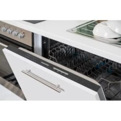 Respekta Premium Küchenzeile 310 Cm Grau Hochglanz-Weiß -Kuchenwelt 9415 RP310WGC Kchenzeile 7