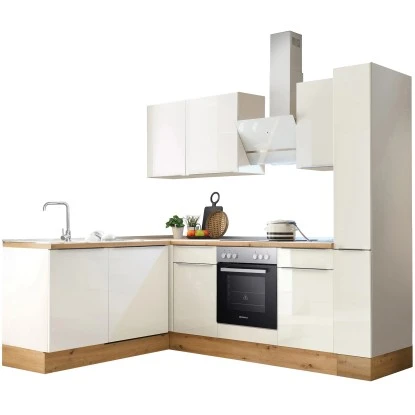 Respekta Küchenzeile Marleen 250 Cm Artisan-Eiche Weiß Winkel 6 Respekta Küchenzeile Marleen 250 Cm Artisan-Eiche Weiß Winkel – Bild 4