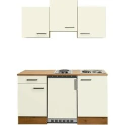 Flex-Well Exclusiv Singleküche Vintea 150 Cm Magnolia-Lancelot Oak -Kuchenwelt G1501001000Vintea zoomfrei