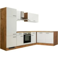 Flex-Well Exclusiv Winkelküche Vintea 280x170 Cm Magnolia-Lancelot Oak -Kuchenwelt G9992802000Vintea zoomfrei