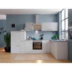 Respekta Winkelküche KBL310WWBSCG 310 X 172 Cm Weiß-Beton Optik 14 Respekta Winkelküche KBL310WWBSCG 310 X 172 Cm Weiß-Beton Optik -Kuchenwelt L310WWBSCG Kuechenzeile 02