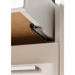 Respekta Premium Küchenzeile BERP320HWWC 320 Cm Weiß Hochglanz -Kuchenwelt detail schubkasten fhrung