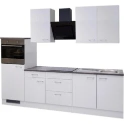 Flex-Well Classic Küchenzeile Lucca 270 Cm Weiß -Kuchenwelt g 270 2223 017 lucca frei